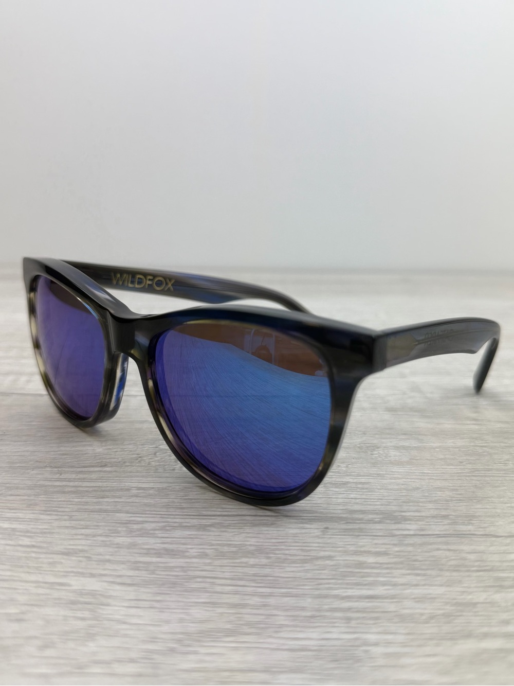 Wildfox Catfarer Sunglasses Blue Mirror Lenses